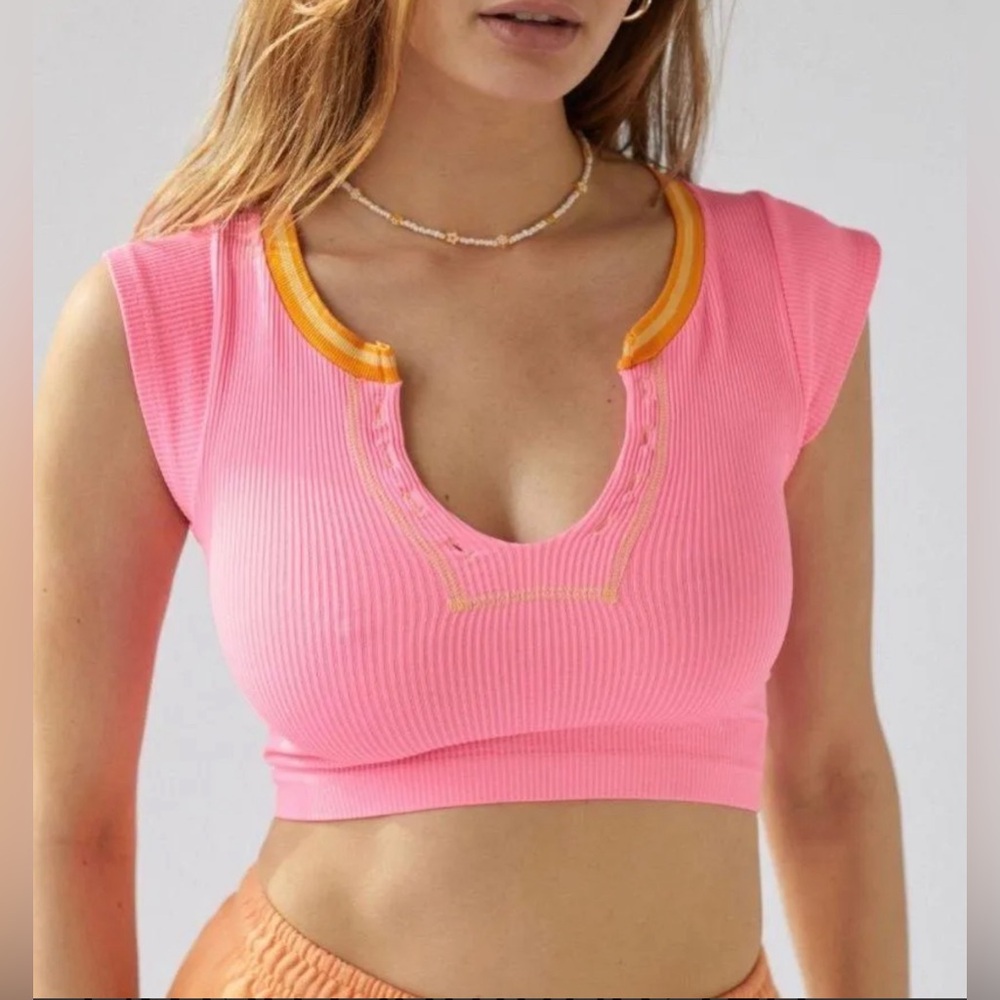 Urban Outfitters Go For Gold Seamless Top